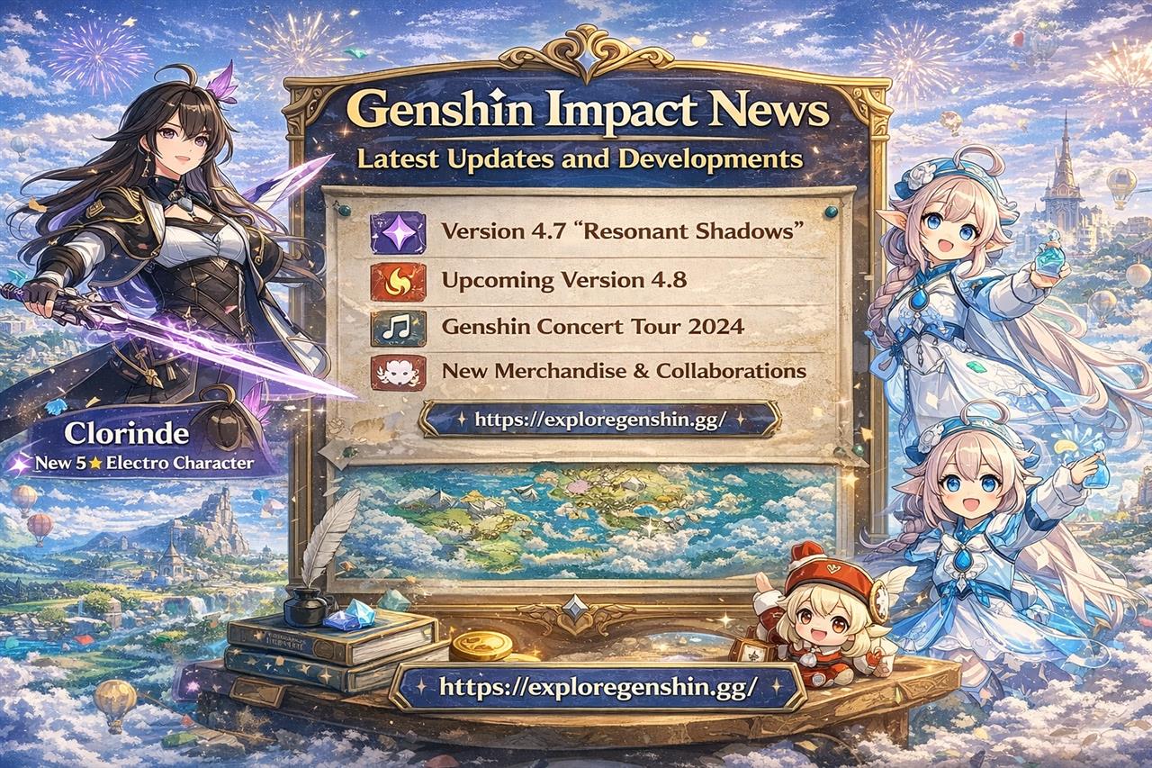 Genshin impact news - latest updates and developments